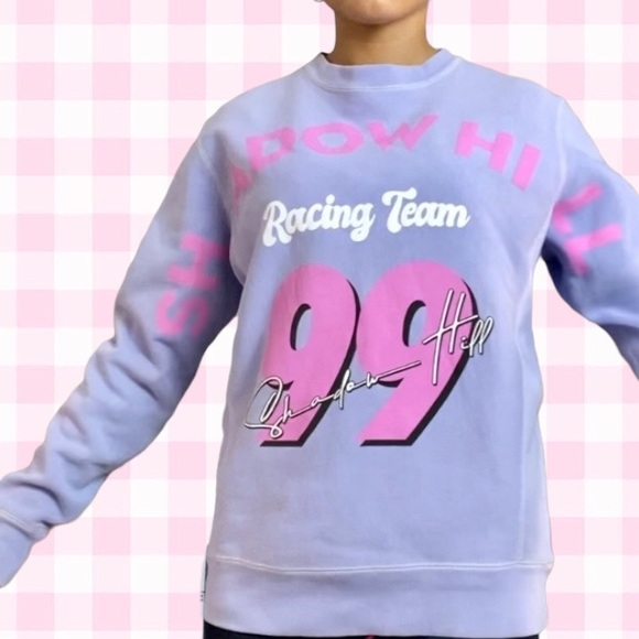 Shadow Hill Racing Crewneck Sweatshirt Grape XS - Picture 9 of 9